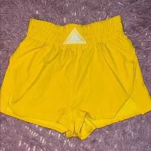 FP movement mustard colored Women's Athletic Shorts
